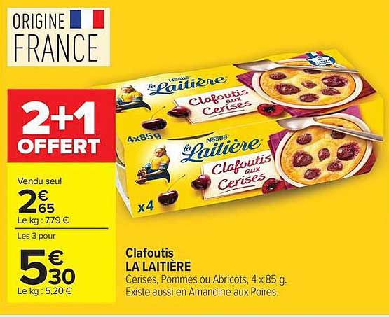 Clafoutis LA LAITIÈRE