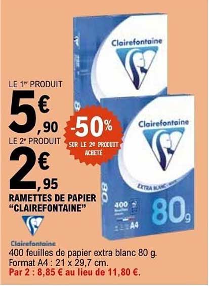 Clairefontaine Ramettes de papier