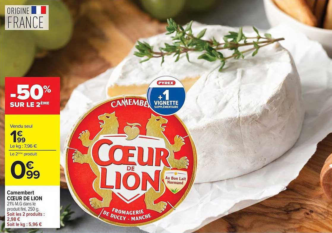 Cœur de Lion Camembert