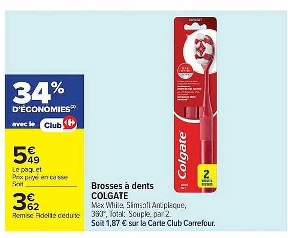 Colgate Brosses à dents
