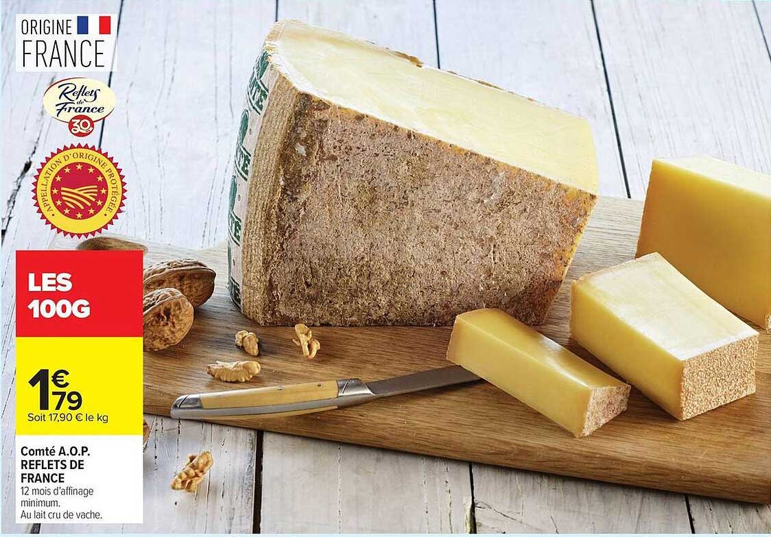 Comté A.O.P. REFLETS DE FRANCE