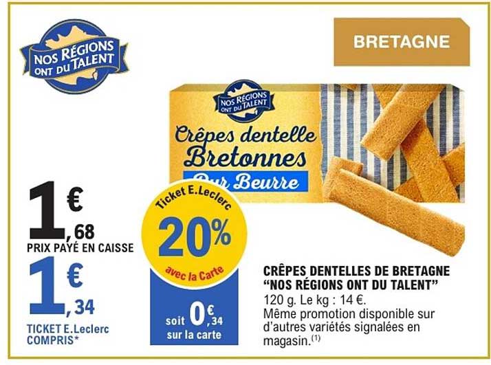 Crêpes dentelle Bretonnes