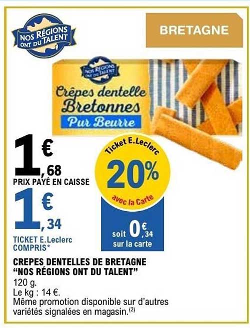 Crêpes Dentelles de Bretagne