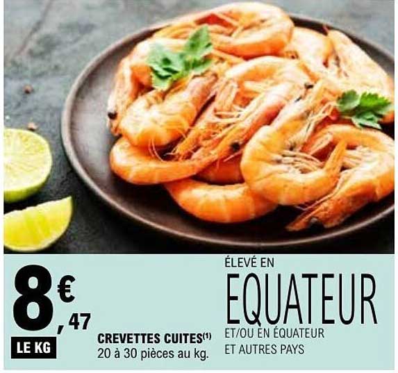 CREVETTES CUITES