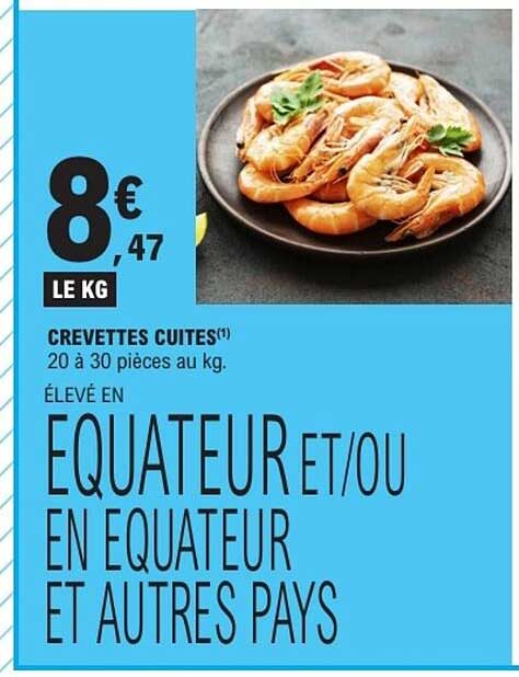 CREVETTES CUITES