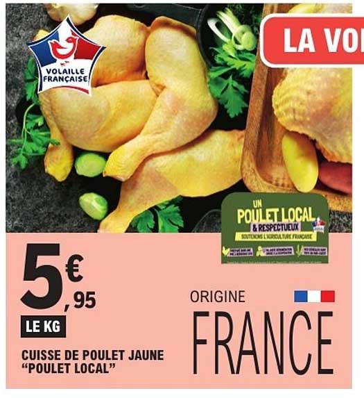CUISSE DE POULET JAUNE "POULET LOCAL