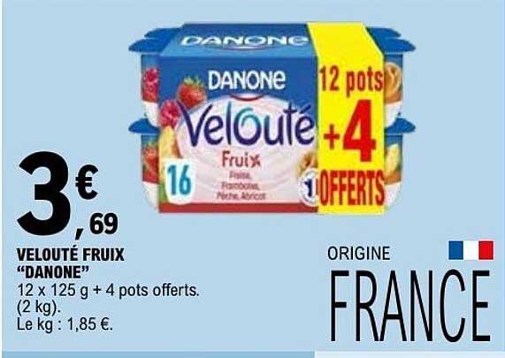 Danone Velouté Fruix