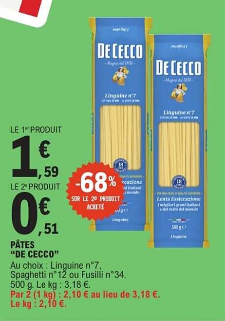 De Cecco Linguine N°7
