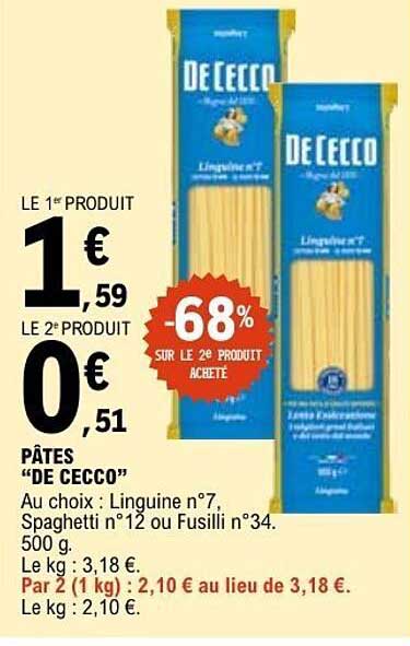 De Cecco Pâtes