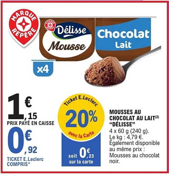 Déisse Mousse Chocolat Lait