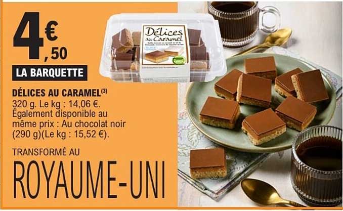Délices au caramel