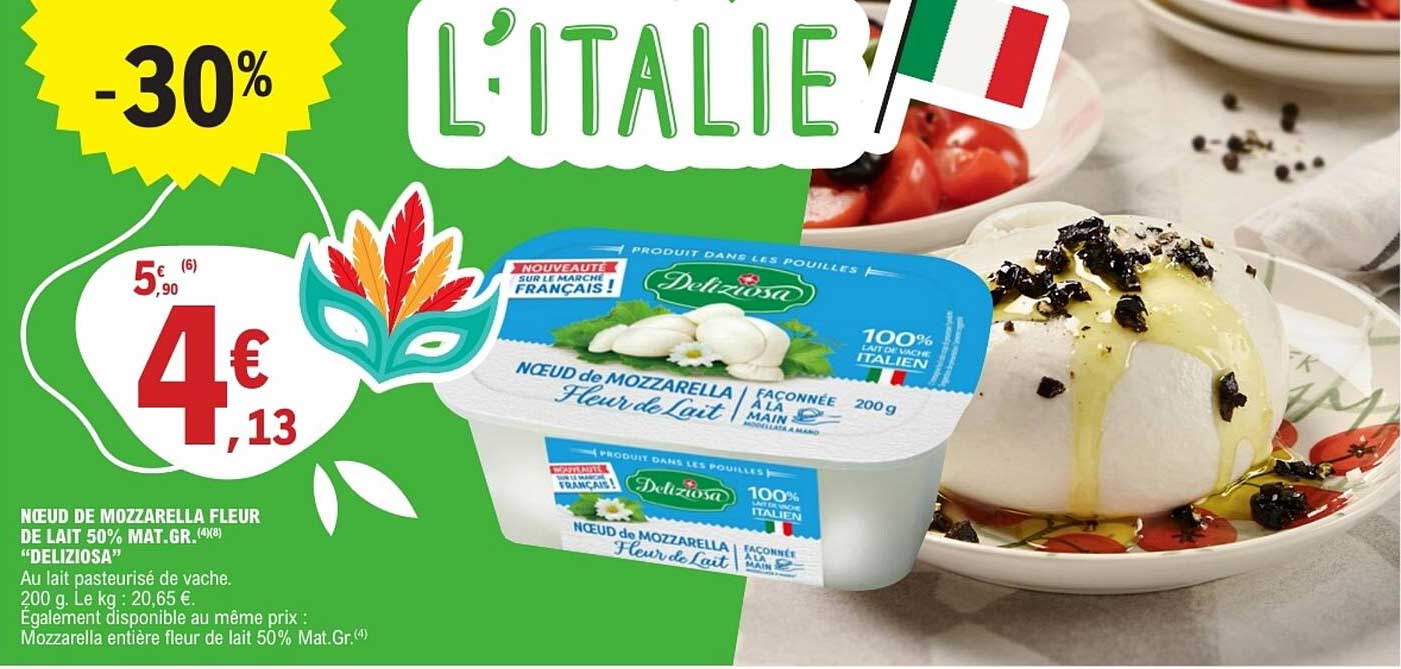 Deliziosa Nœud de mozzarella fleur de lait