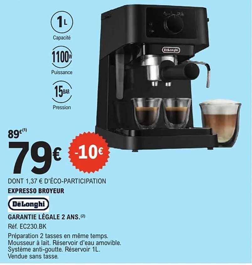 DeLonghi EXPRESSO BROYEUR