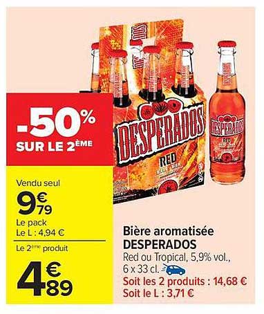 Desperados Red Tropical