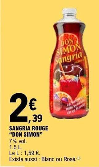 Don Simon Sangria rouge