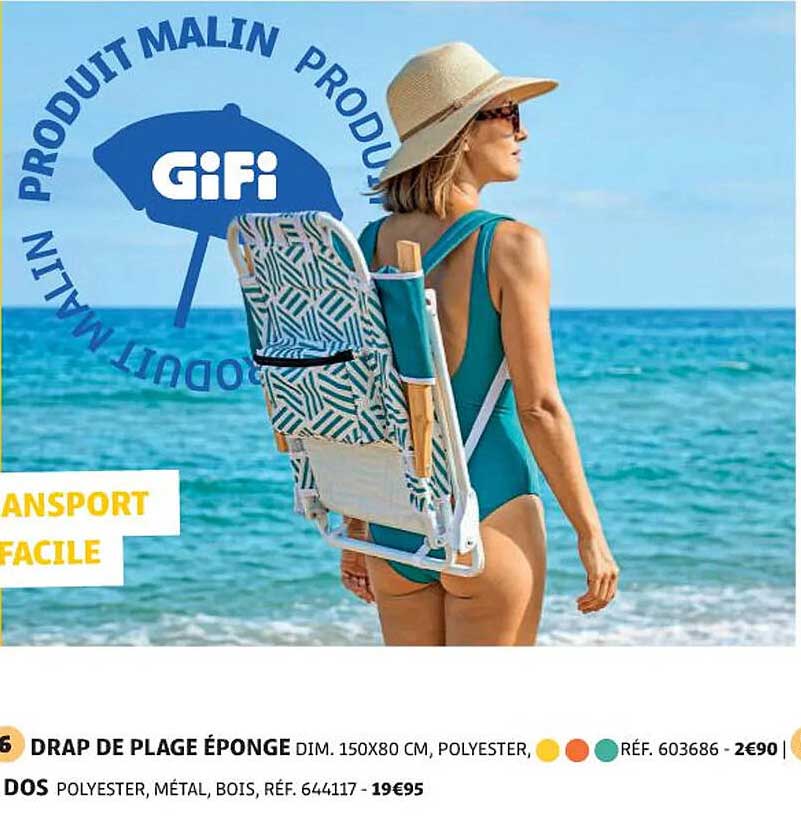 DRAP DE PLAGE ÉPONGE