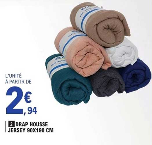 DRAP HOUSSE JERSEY 90X190 CM