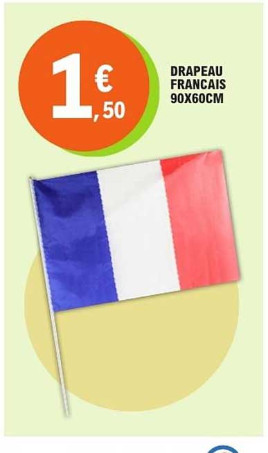 DRAPEAU FRANCAIS 90X60CM