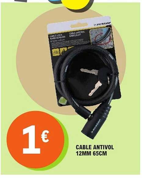 DUNLOP CABLE ANTIVOL