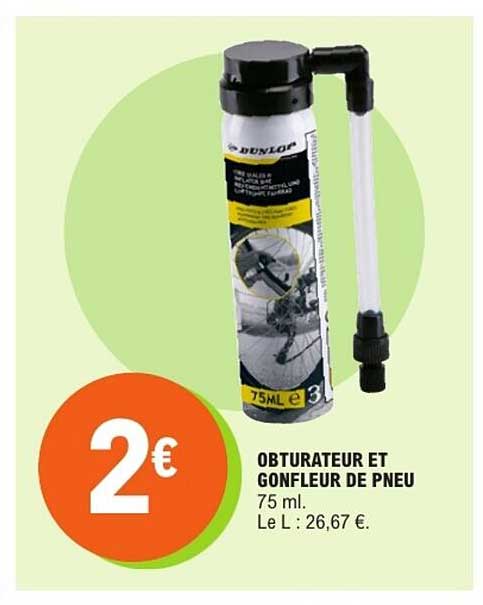 DUNLOP Obturateur et Gonfleur de pneu