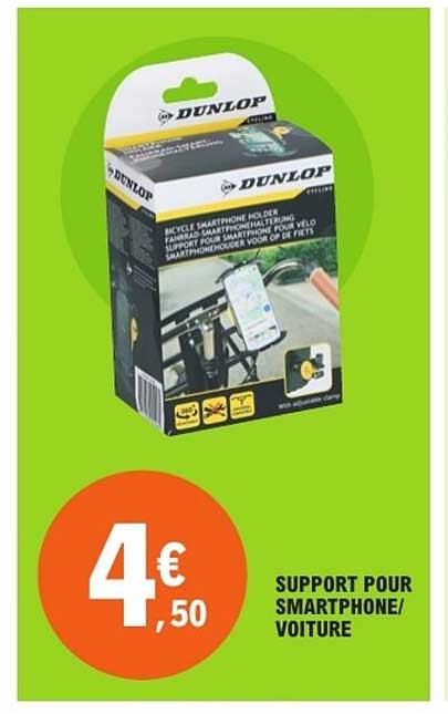 DUNLOP SUPPORT POUR SMARTPHONE/VOITURE