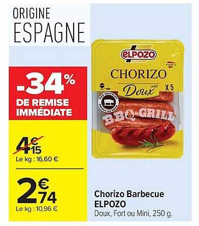 ELPOZO Chorizo Barbecue