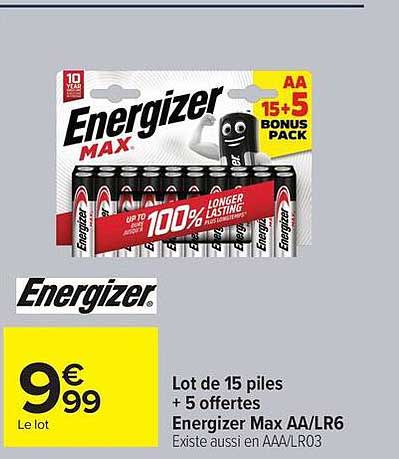 Energizer Max AA/LR6