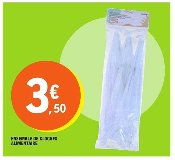ENSEMBLE DE CLOCHES ALIMENTAIRE