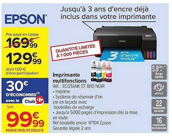 EPSON Imprimante multifonctions