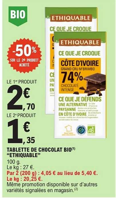 ETHIQUABLE CE QUE JE CROQUE