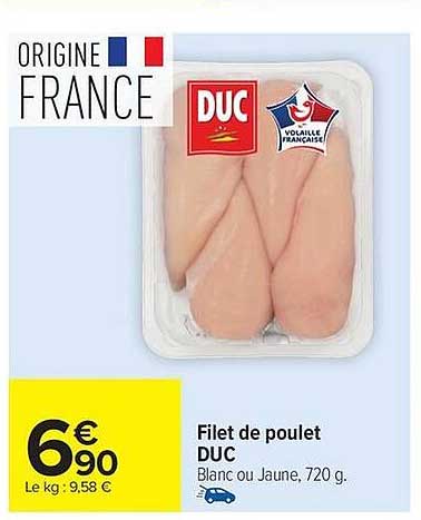 Filet de poulet DUC