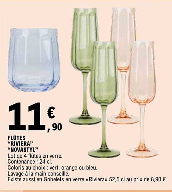 FLÛTES “RIVIERA” “NOVASTYL”