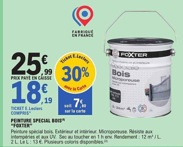 FOXTER Peinture special bois
