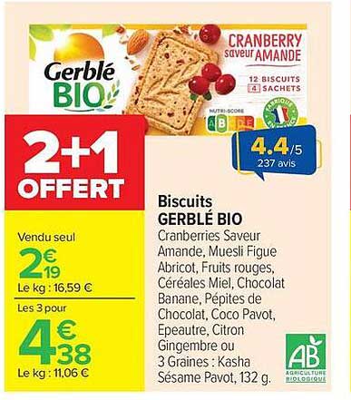 Gerblé BIO Biscuits
