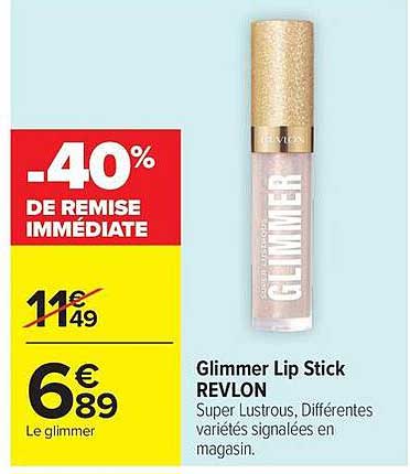 Glimmer Lip Stick REVLON