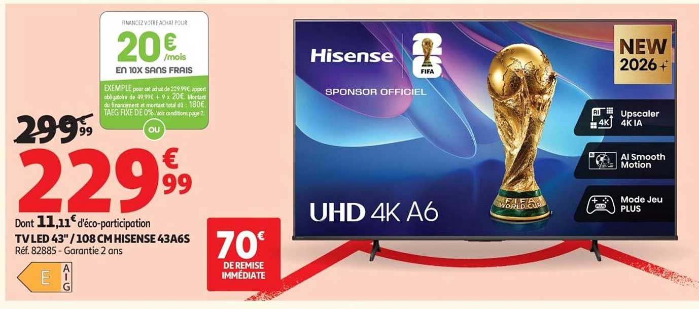 Hisense UHD 4K A6
