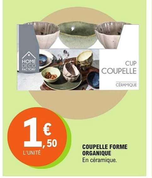 HOME DECO FACTORY CUP COUPELLE