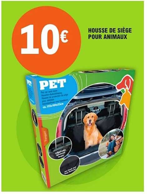 HOUSSE DE SIÈGE POUR ANIMAUX