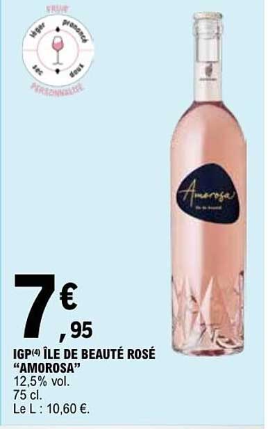 IGP ÎLE DE BEAUTÉ ROSÉ "AMOROSA