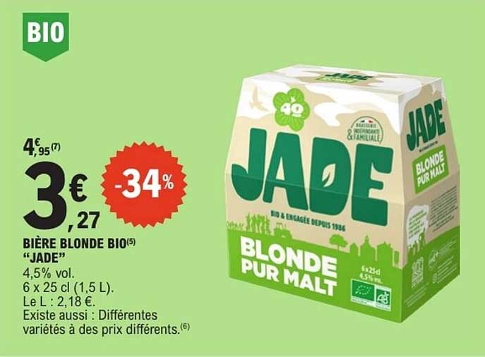 JADE BLONDE PUR MALT