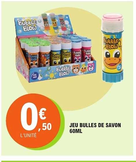 JEU BULLES DE SAVON