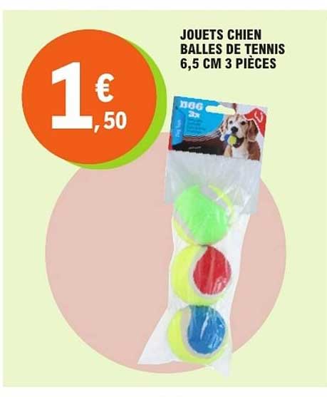 JOUETS CHIEN BALLES DE TENNIS