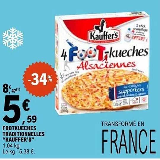 Kauffer's Footkueches Alsaciennes