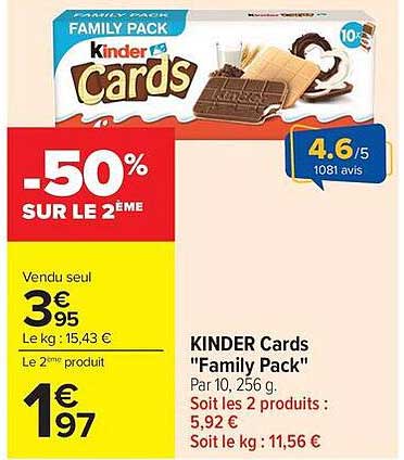 Kinder Cards Family Pack