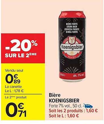 Koenigsbier Bière Forte