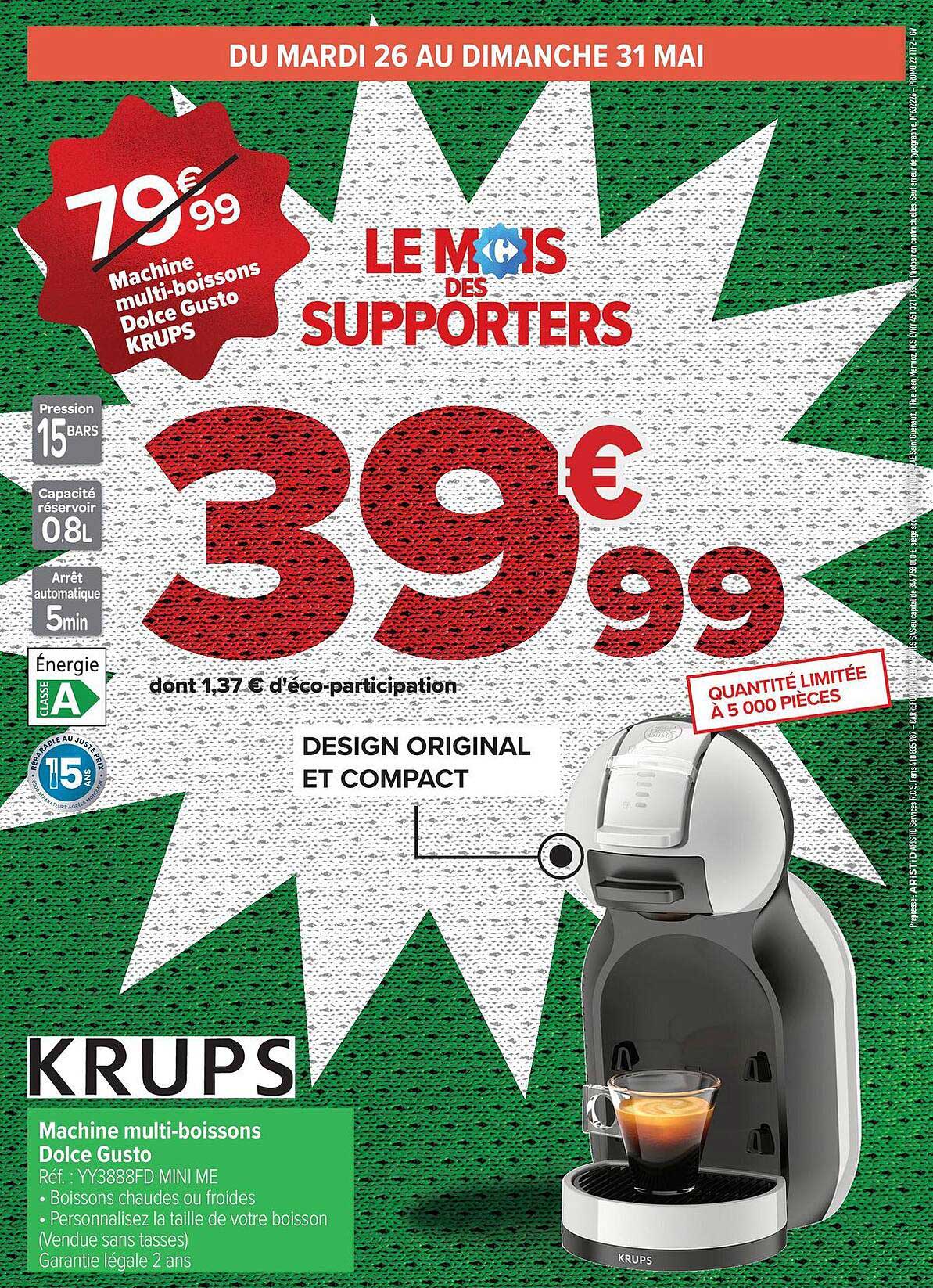 KRUPS Machine multi-boissons Dolce Gusto