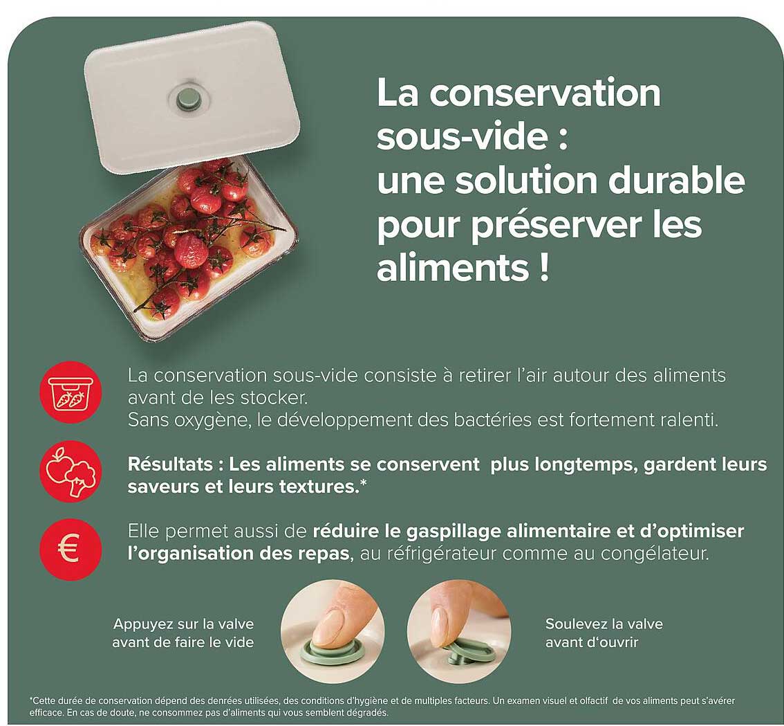 La conservation sous-vide