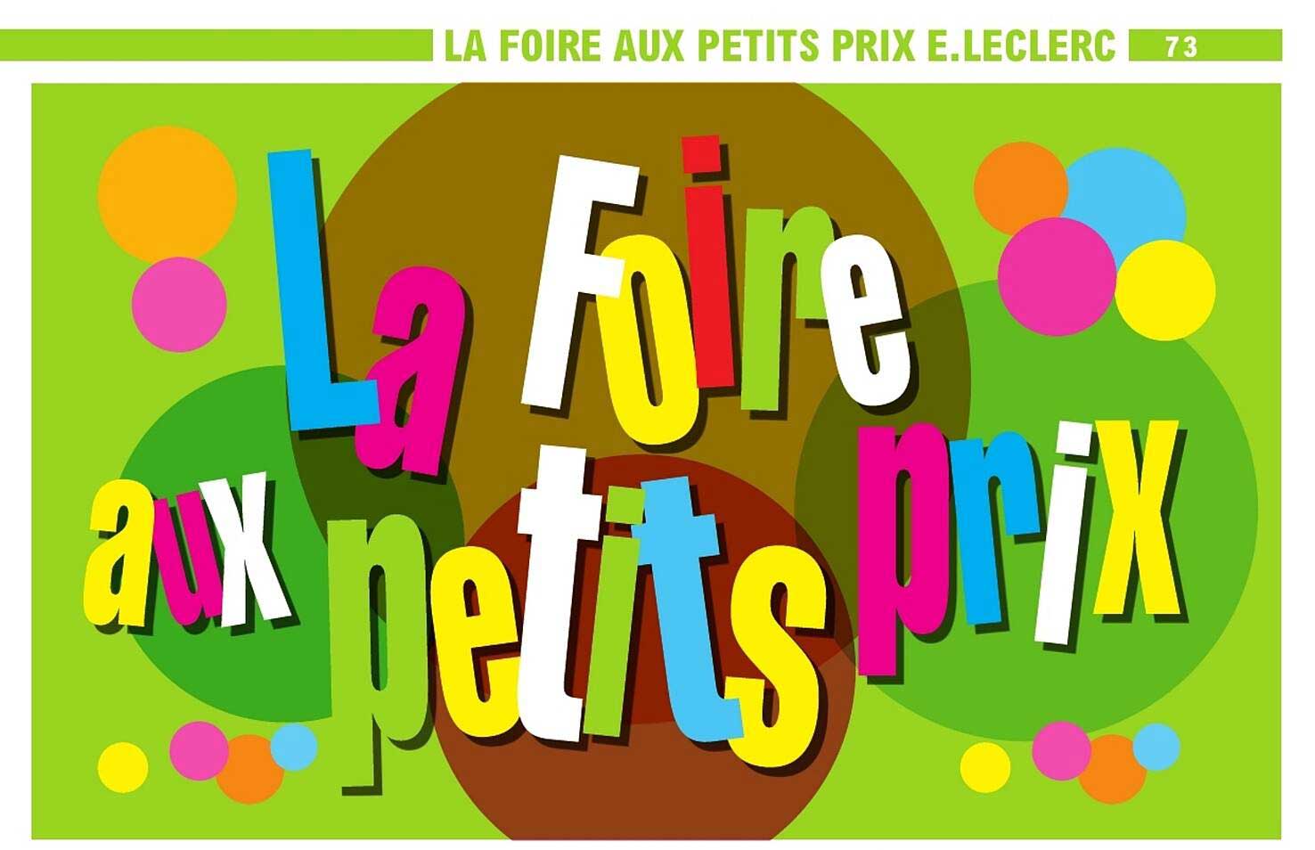 La foire aux petits prix
