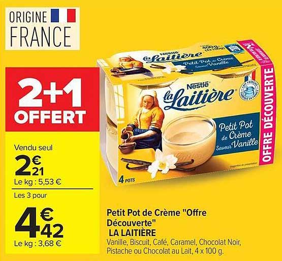 La Laitière Petit Pot de Crème