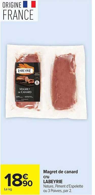 L'ABEYRIE Magret de canard